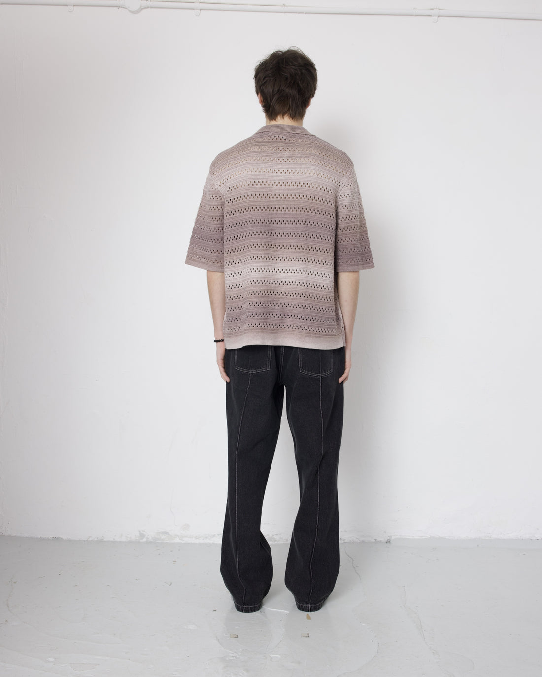Flush Short Sleeve Shirt - Purple Gradient