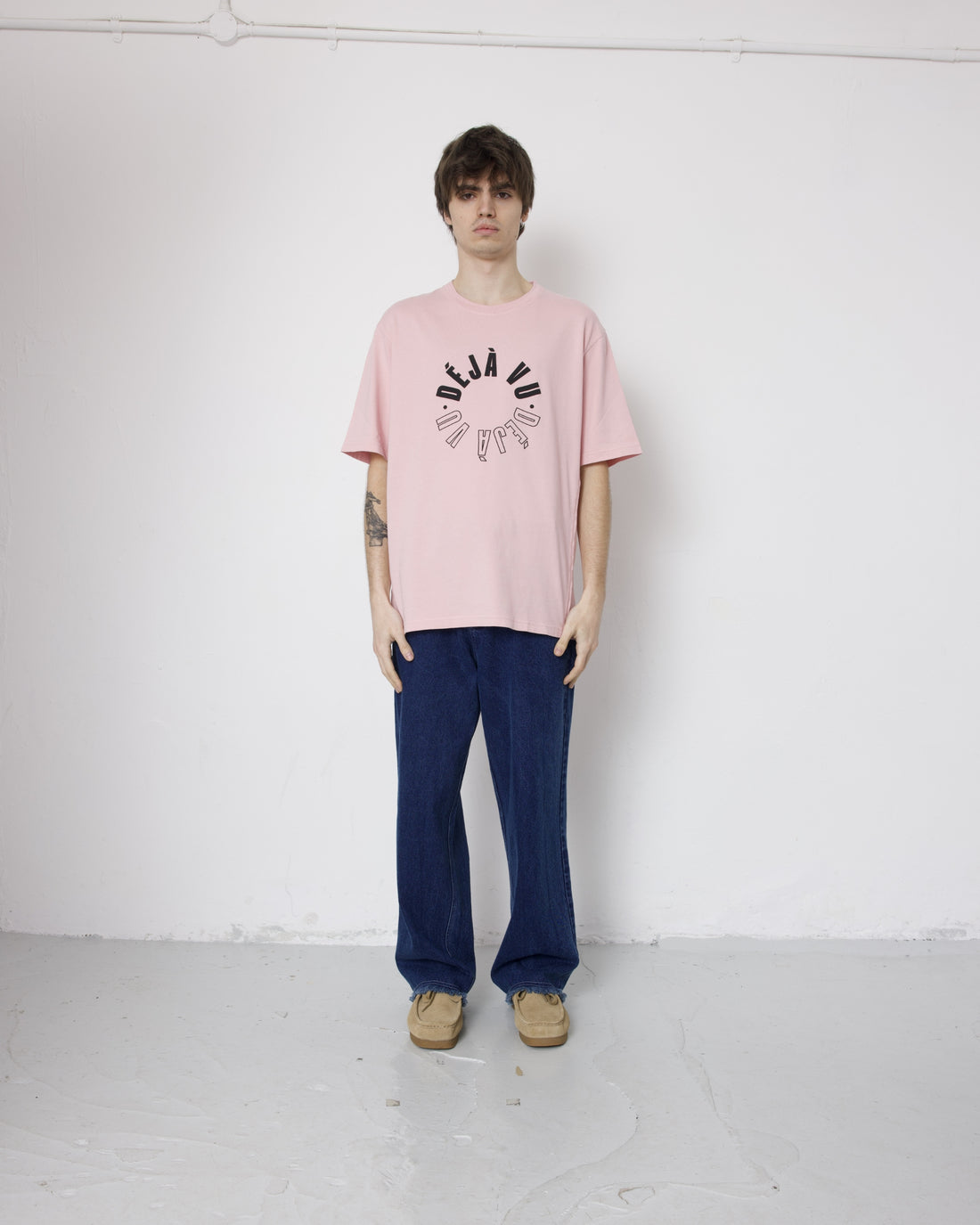 Deja Vu Short Sleeve T-Shirt - Soft Pink
