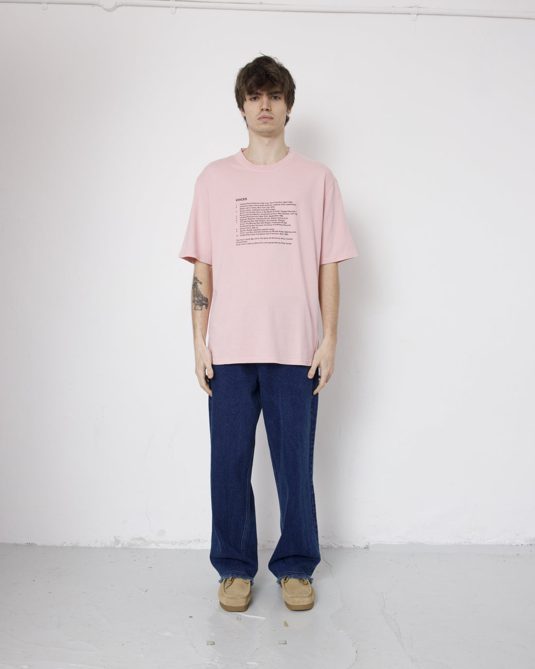 Voices Short Sleeve T-Shirt - Soft Pink