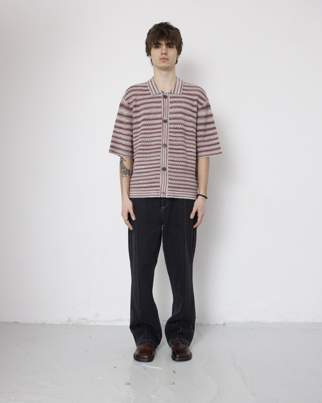Flush Short Sleeve Shirt - Deep Purple