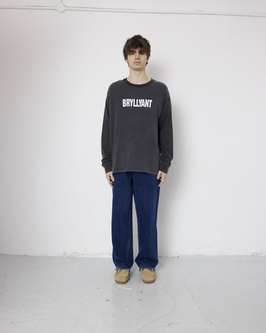 Bryllyant Long Sleeve T-Shirt - Vintage Black