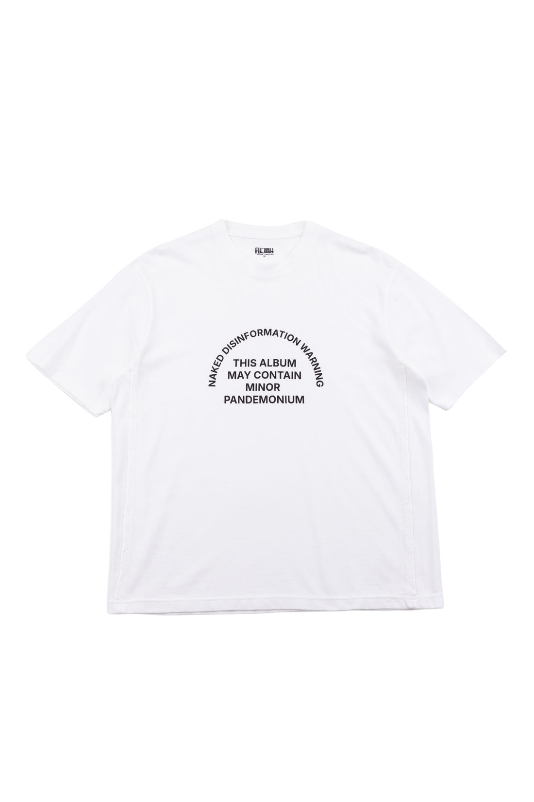 Naked Disinformation Short Sleeve T-Shirt - Off White