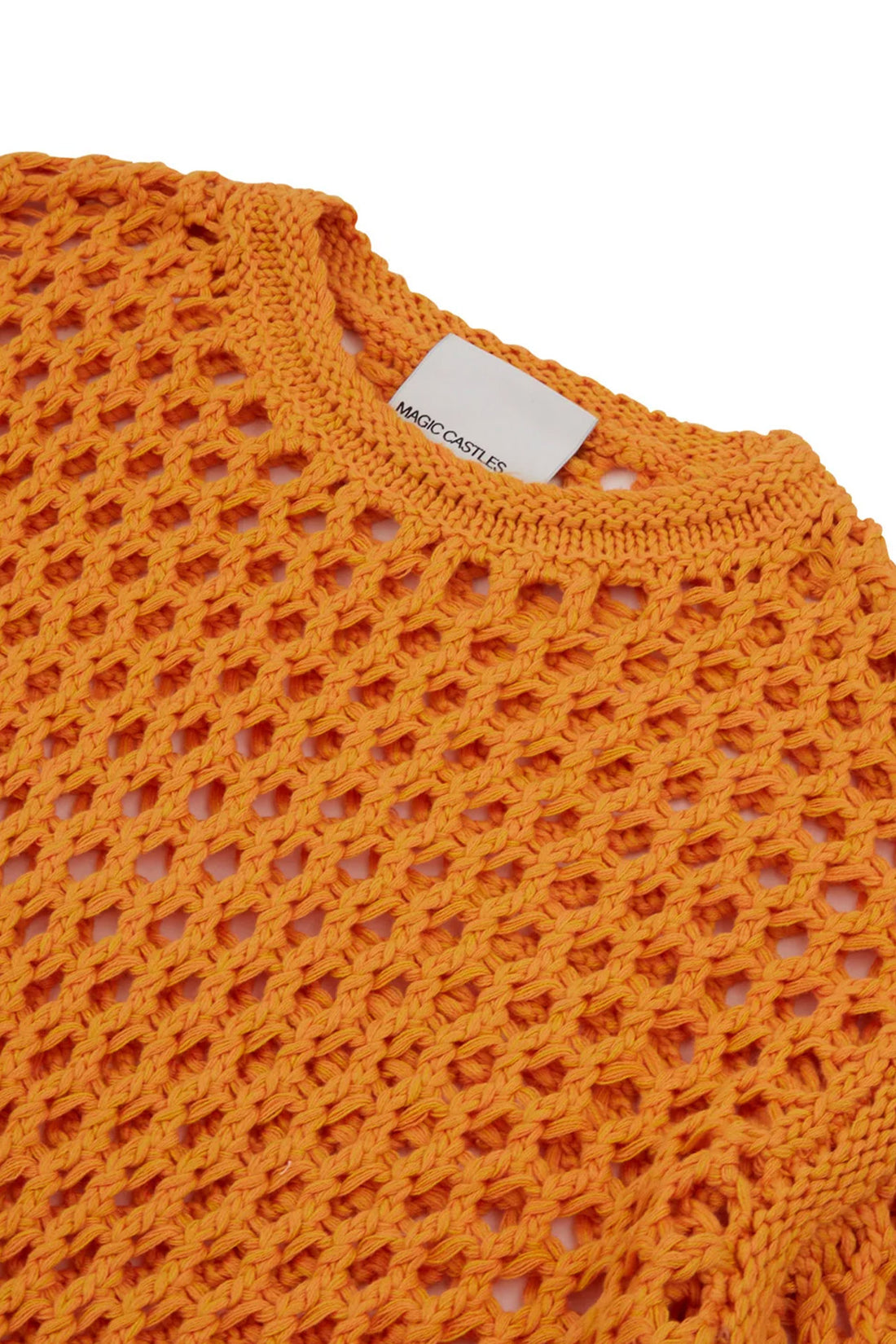 Net Knit Crew - Sunkist