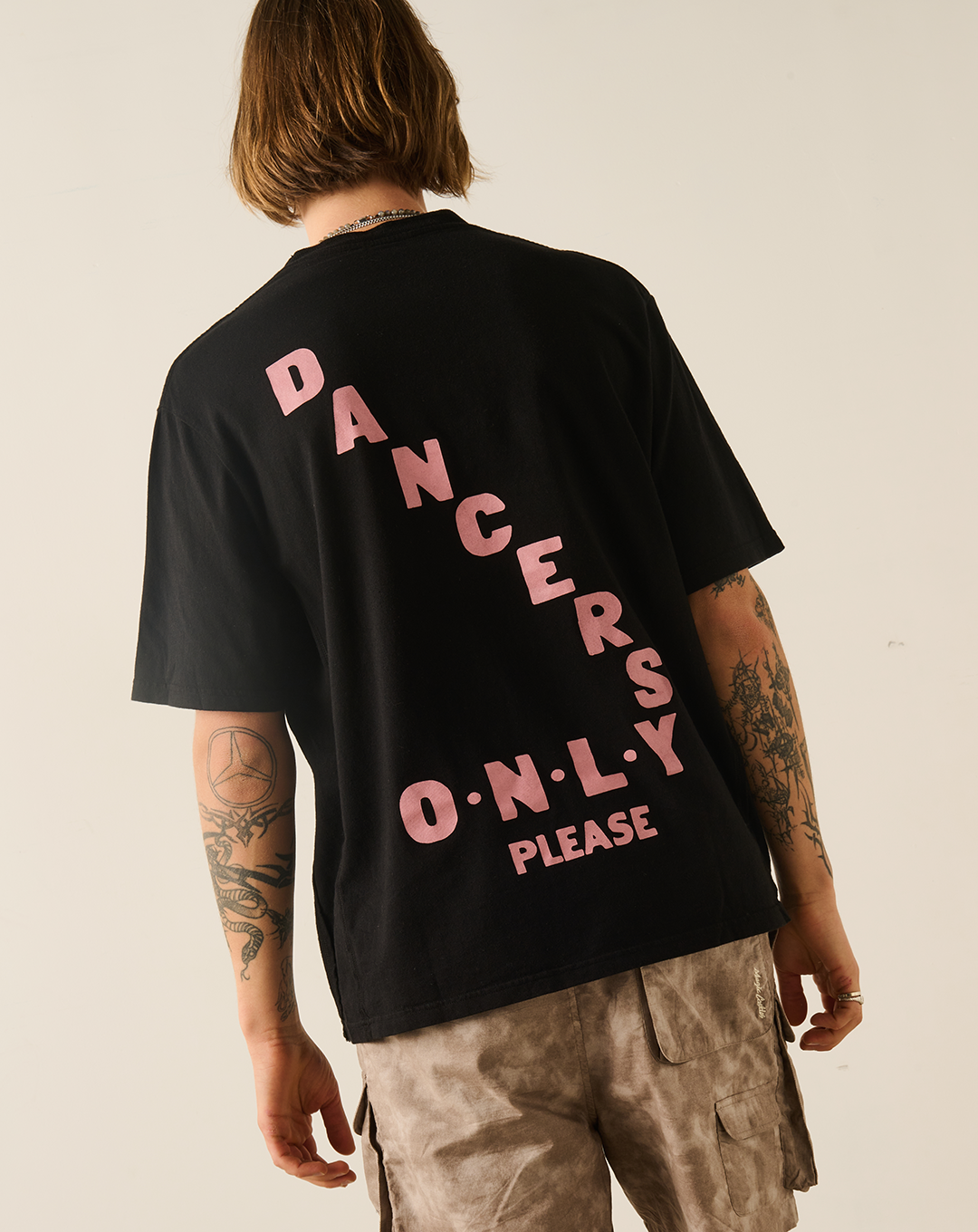 Dancers Only Short Sleeve Tee - Vintage Black