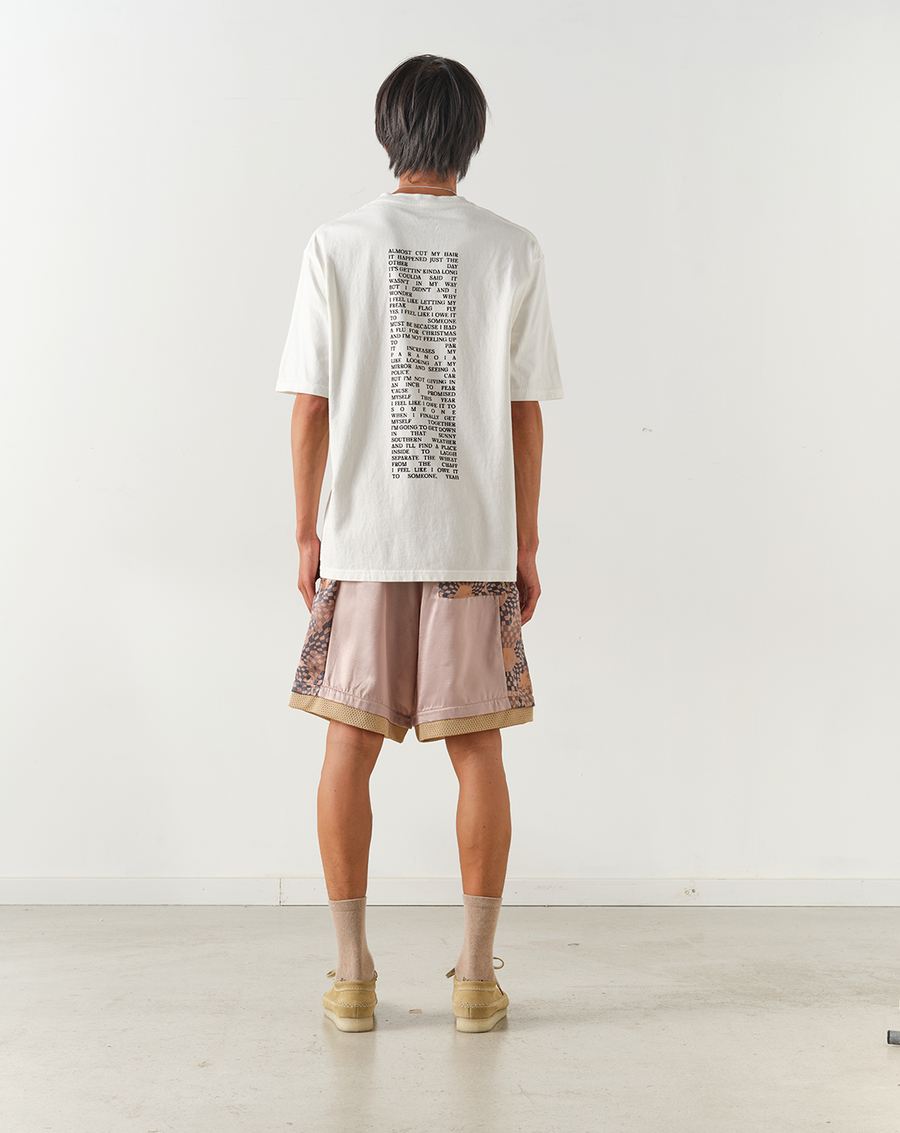 ACMH Lyrics Short Sleeve T-Shirt - Off White