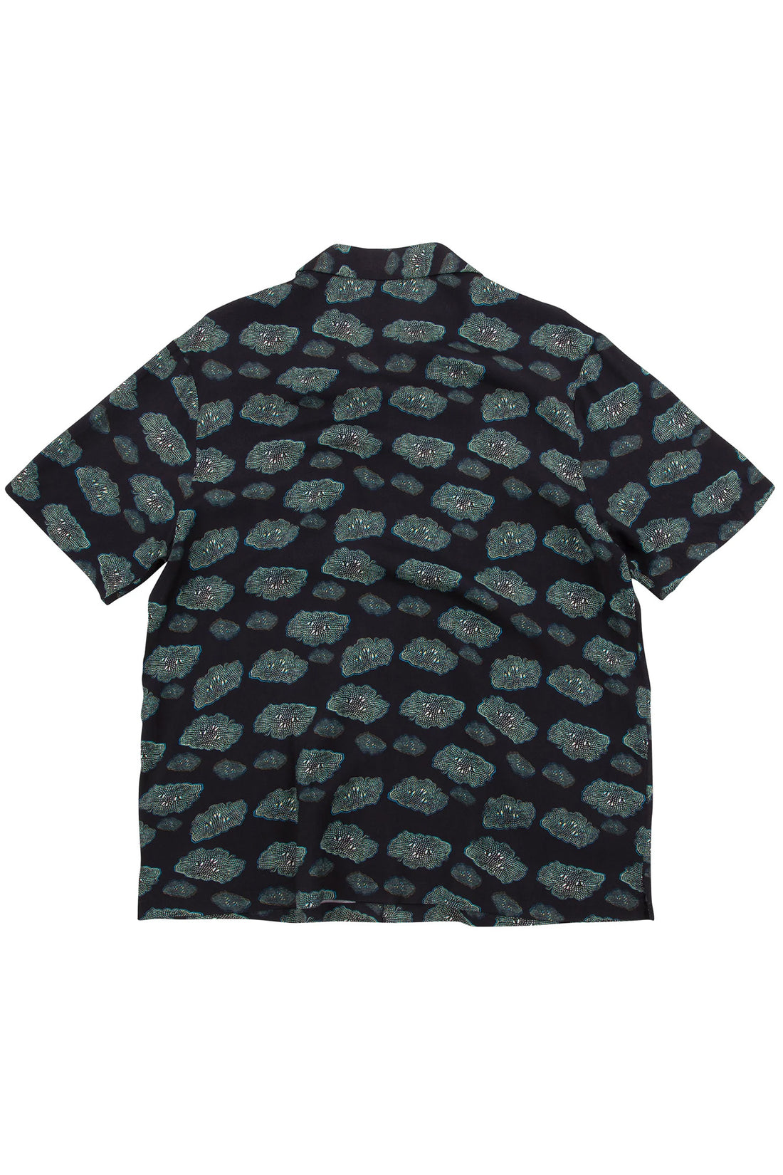 Short Sleeve Wave Shirt - Cloud Print