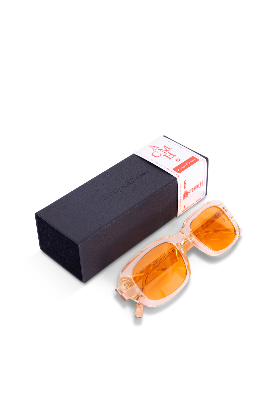 Bridges & Brows x ACMH - Yuley Sunglasses Champagne Orange