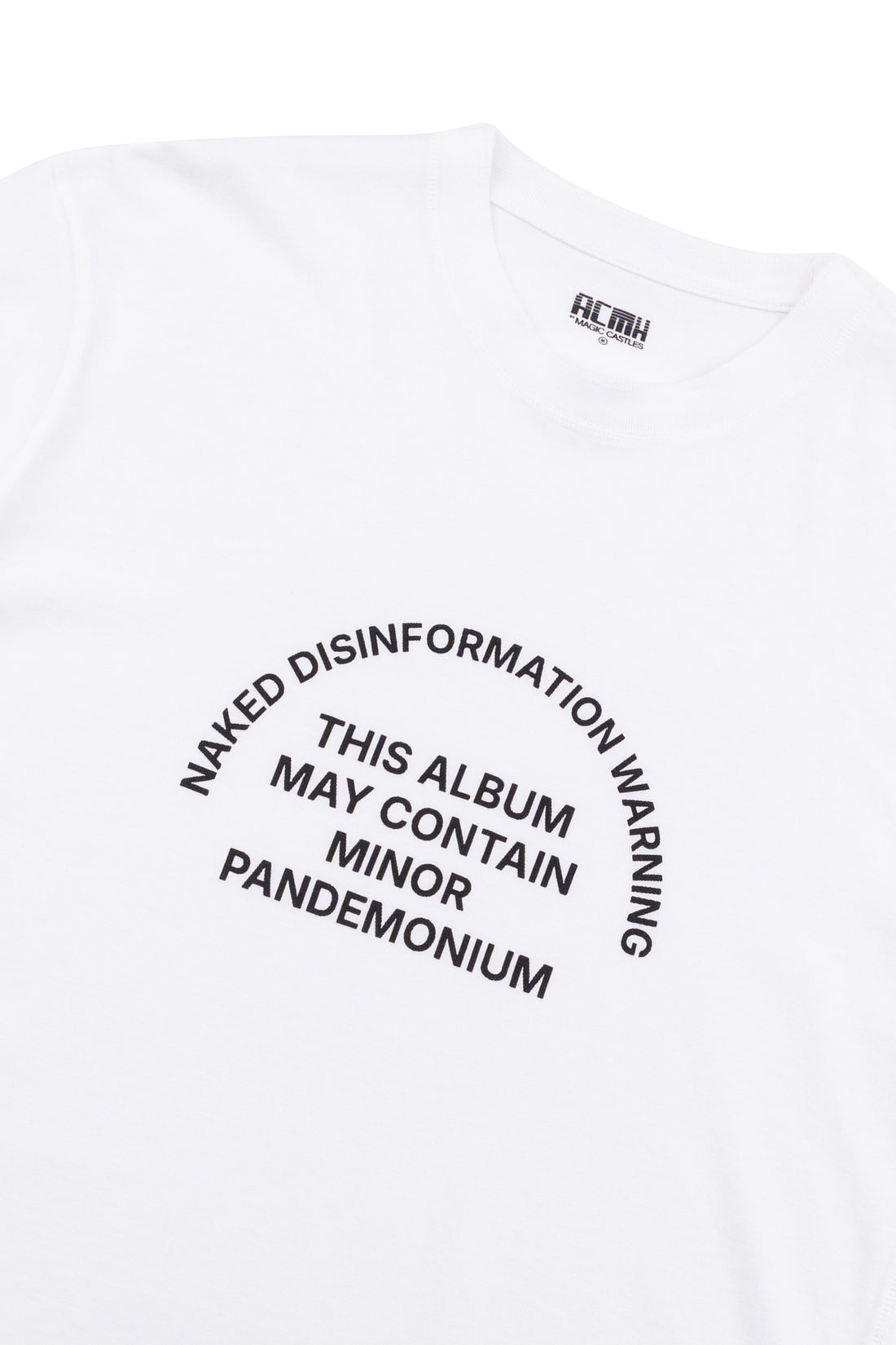 Naked Disinformation Short Sleeve T-Shirt - Off White