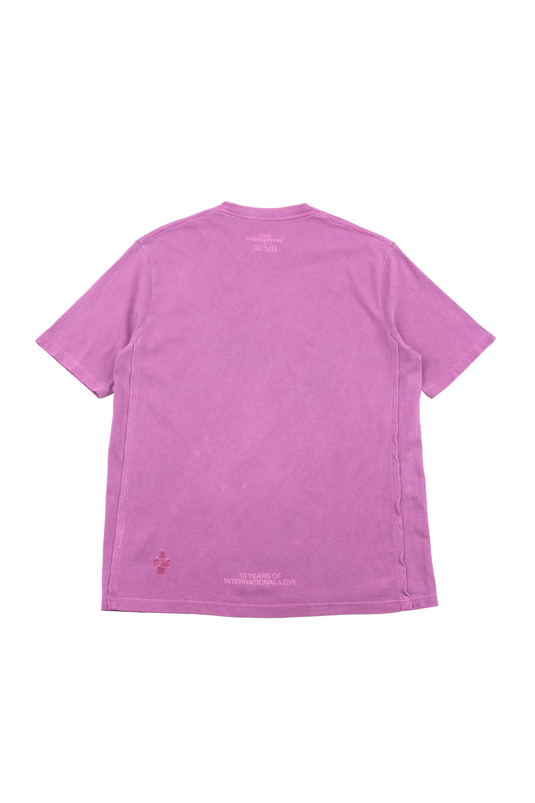 Love International x ACMH Our Love T-shirt- Acid Pink