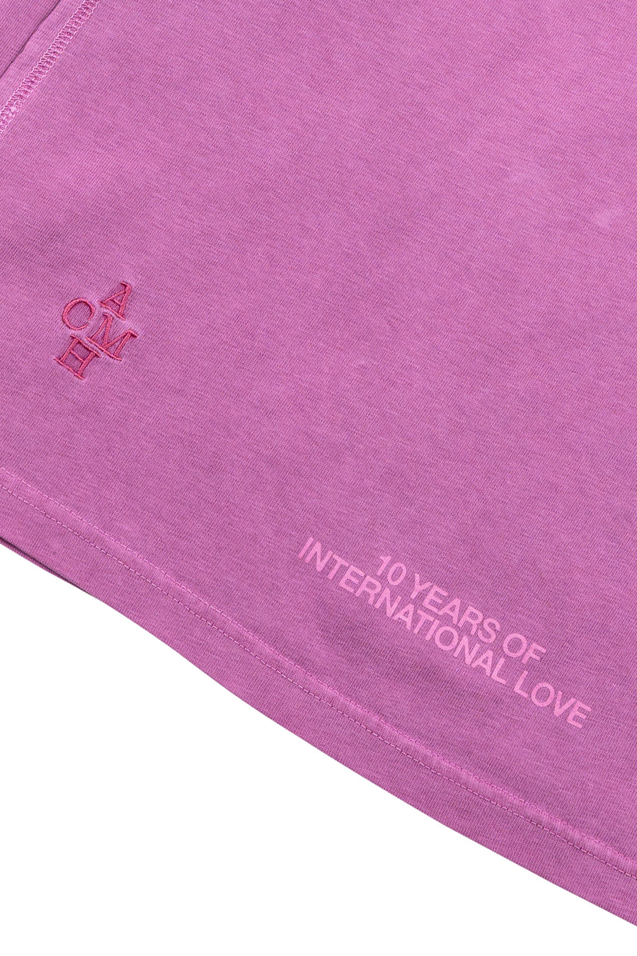 Love International x ACMH Our Love T-shirt- Acid Pink