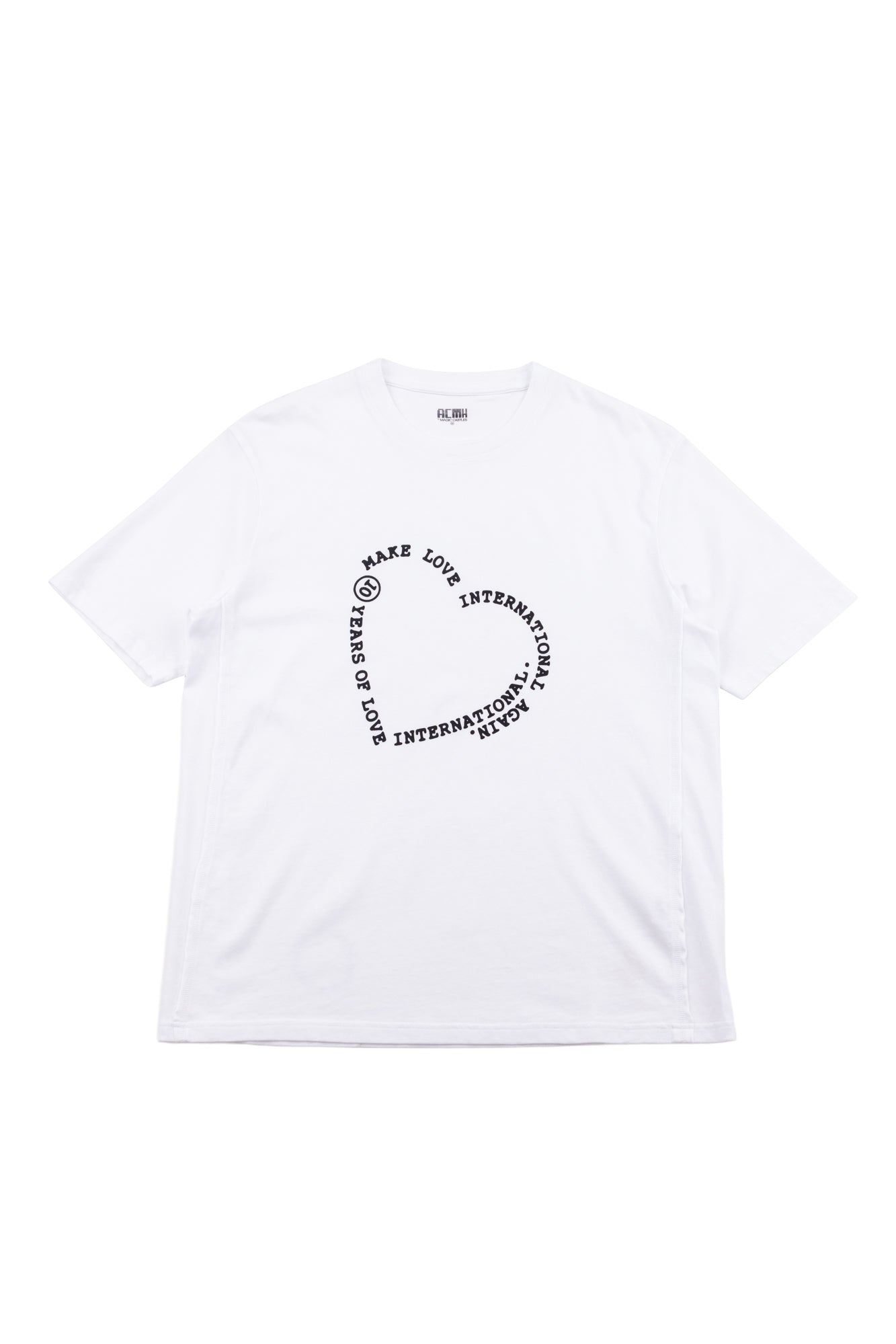 アレキサンダージラード　インターナショナルラブハート　Tシャツ 白 アレキサンダージラードインターナショナルラブハートTシャツ