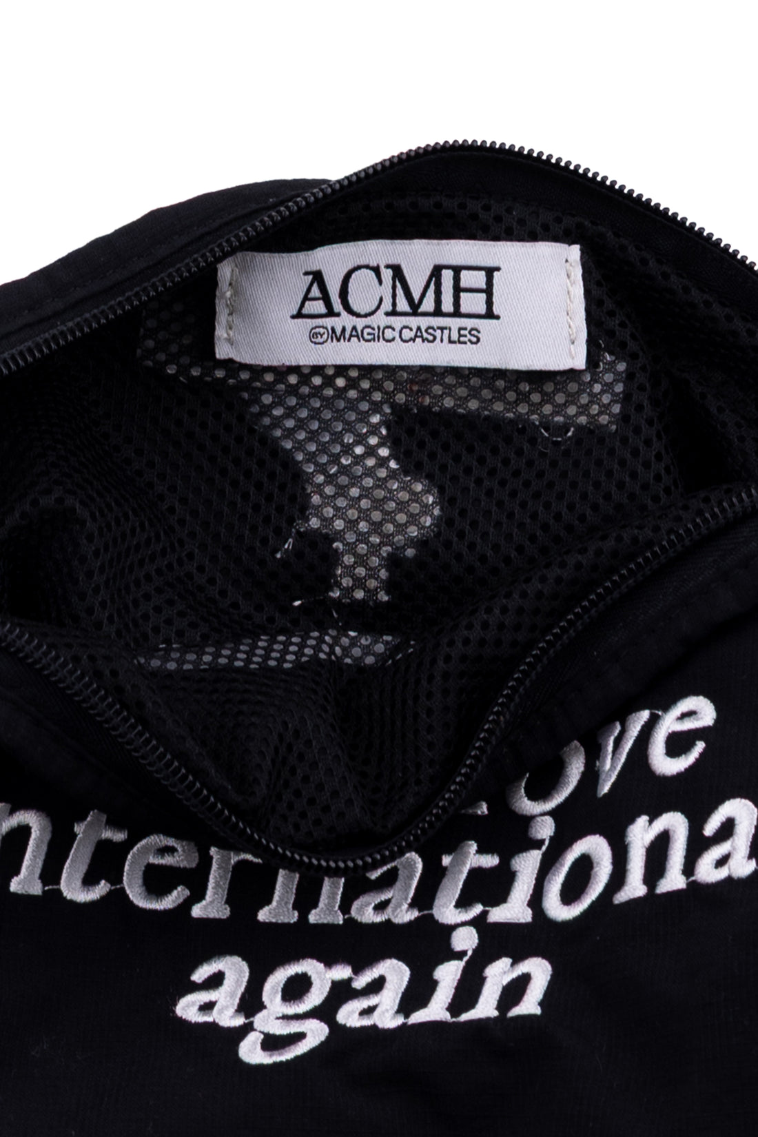 Love International x ACMH Pouch Bag - Black