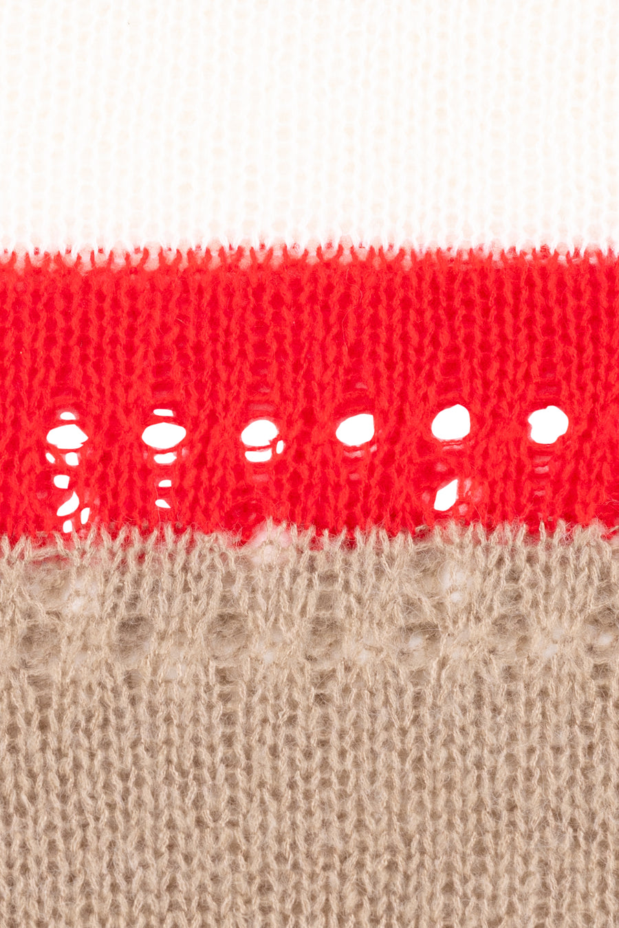 Richmond Open Knit Jumper - Acid Pink Mix