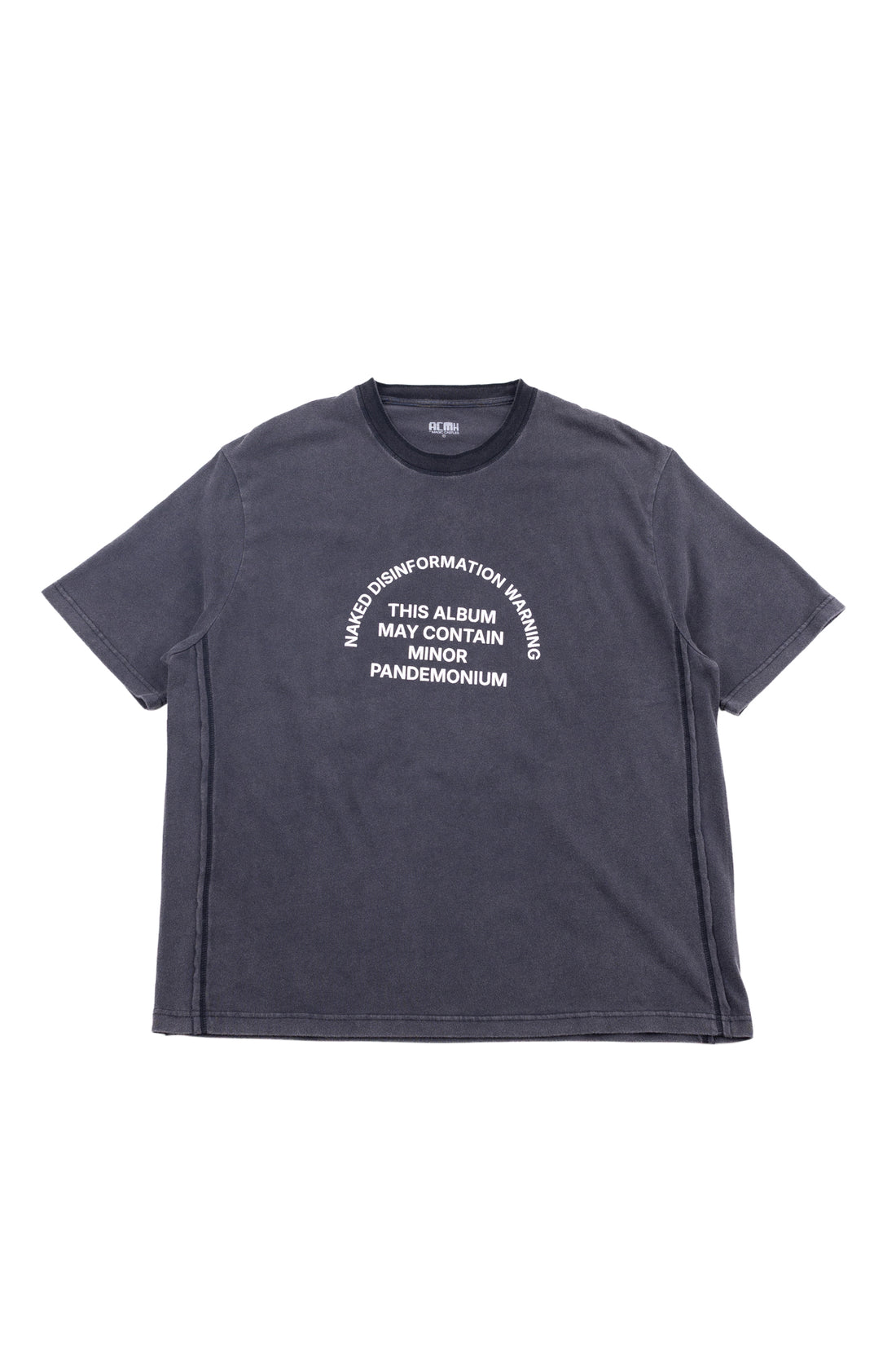 Naked Disinformation Short Sleeve T-Shirt - Vintage Black