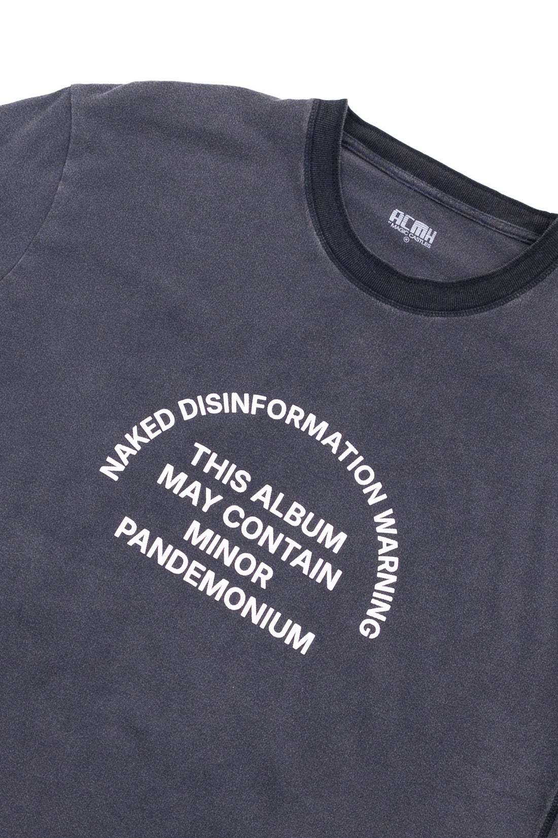Naked Disinformation Short Sleeve T-Shirt - Vintage Black