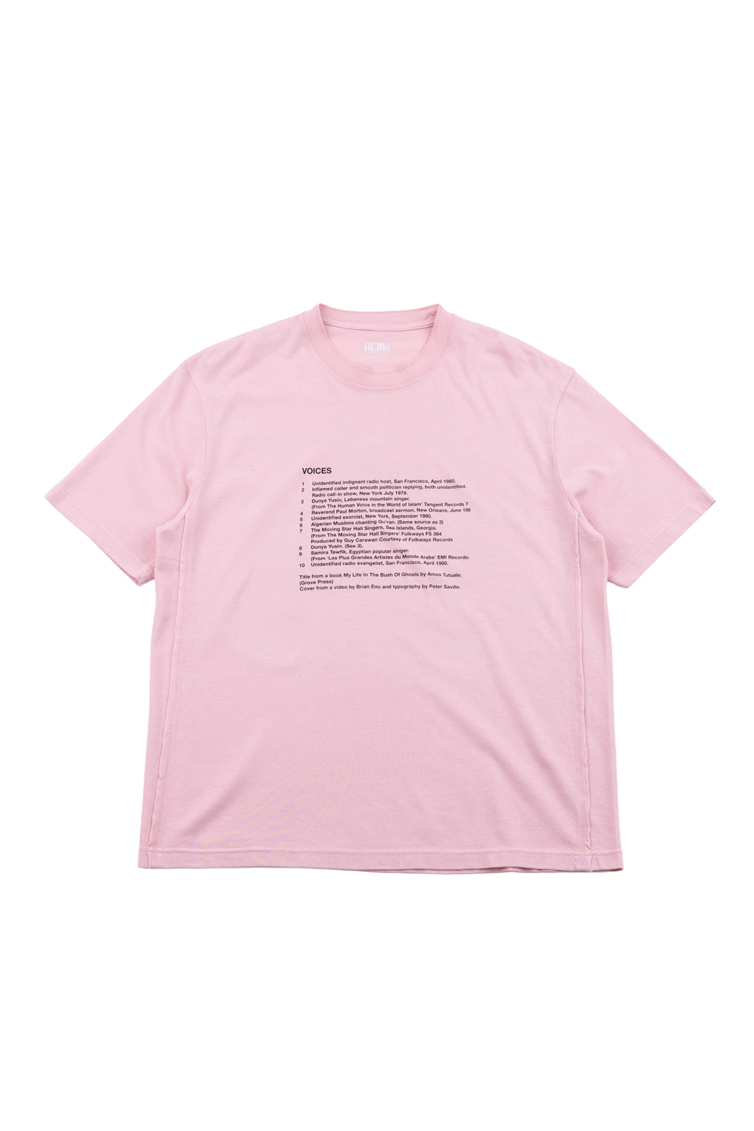 Voices Short Sleeve T-Shirt - Soft Pink
