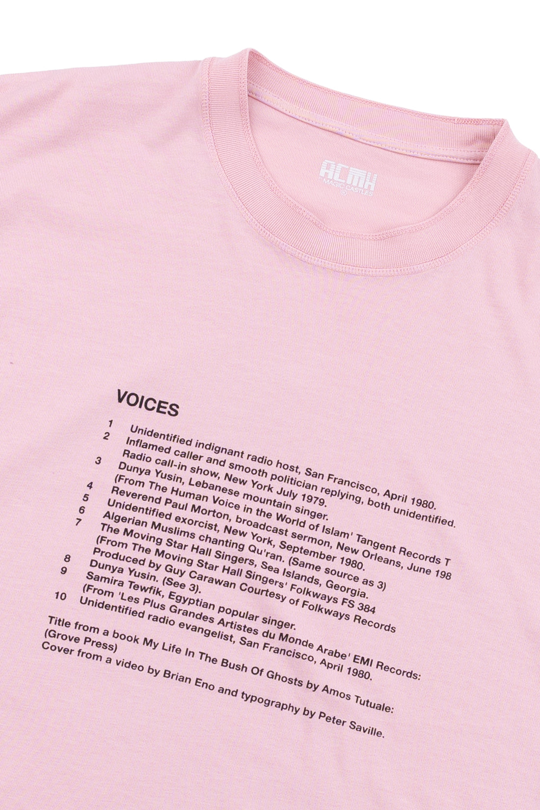 Voices Short Sleeve T-Shirt - Soft Pink