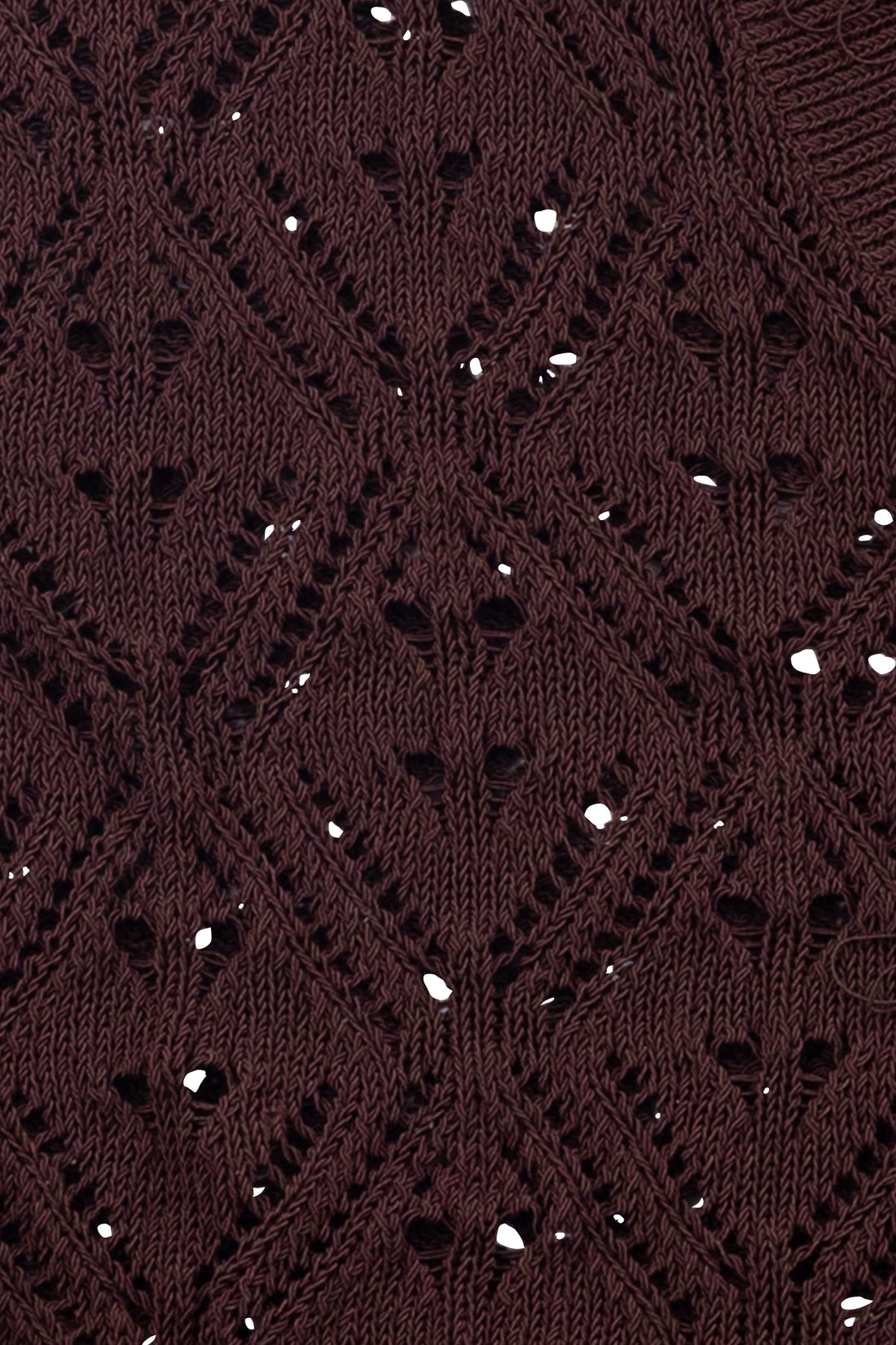 Trash Cardigan - Dark Brown