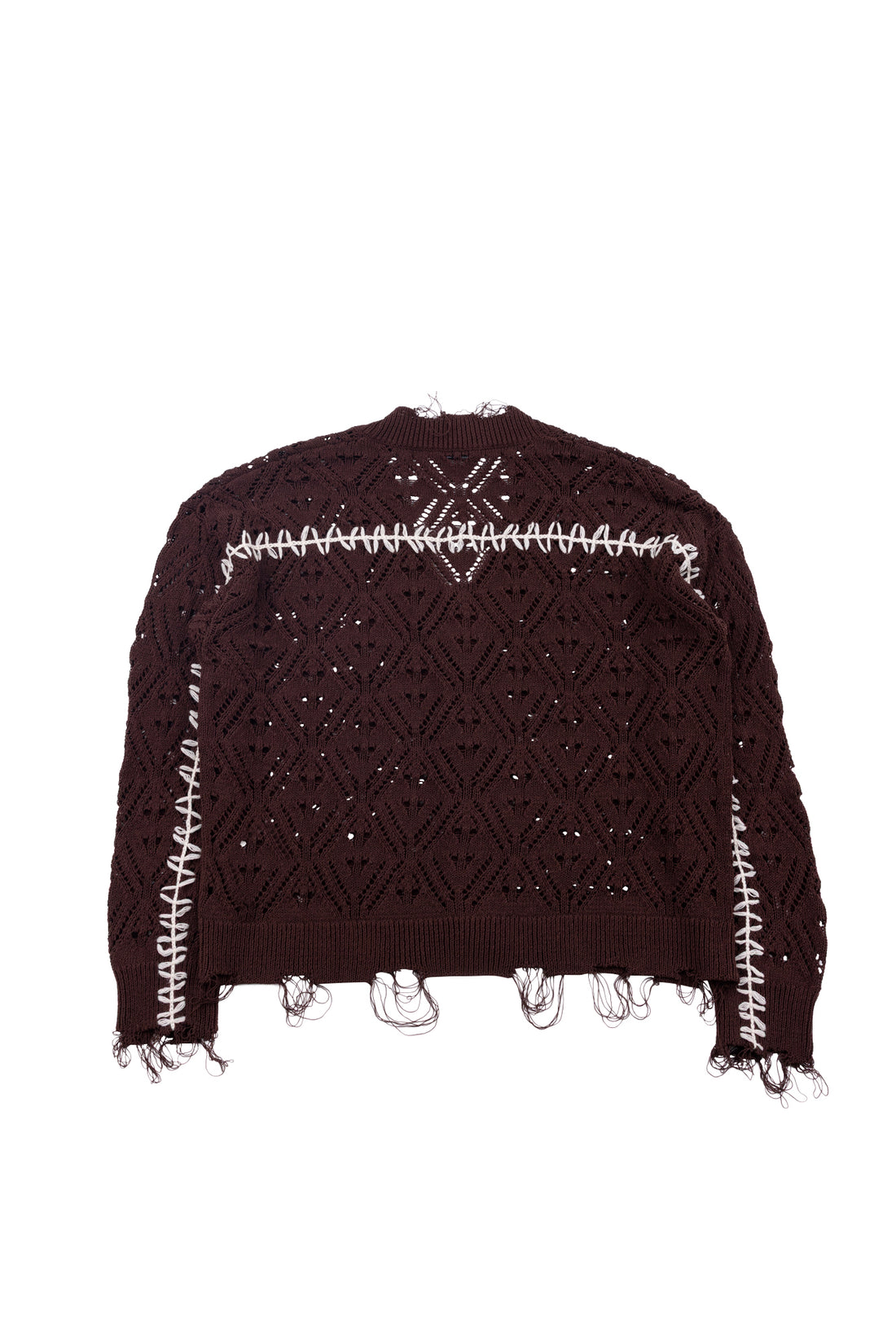 Trash Cardigan - Dark Brown