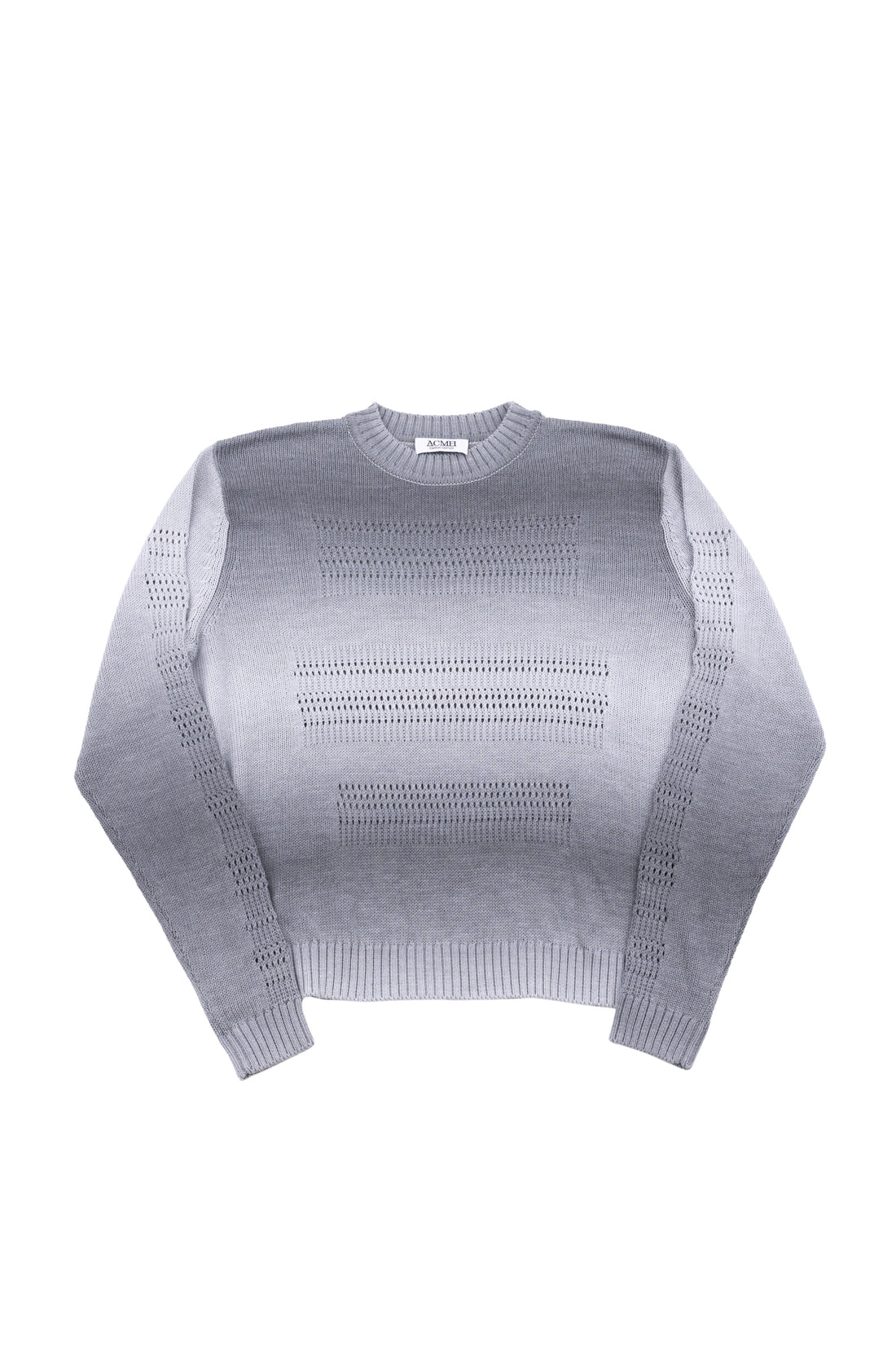 Coil Knit Jumper - Charcoal Fade