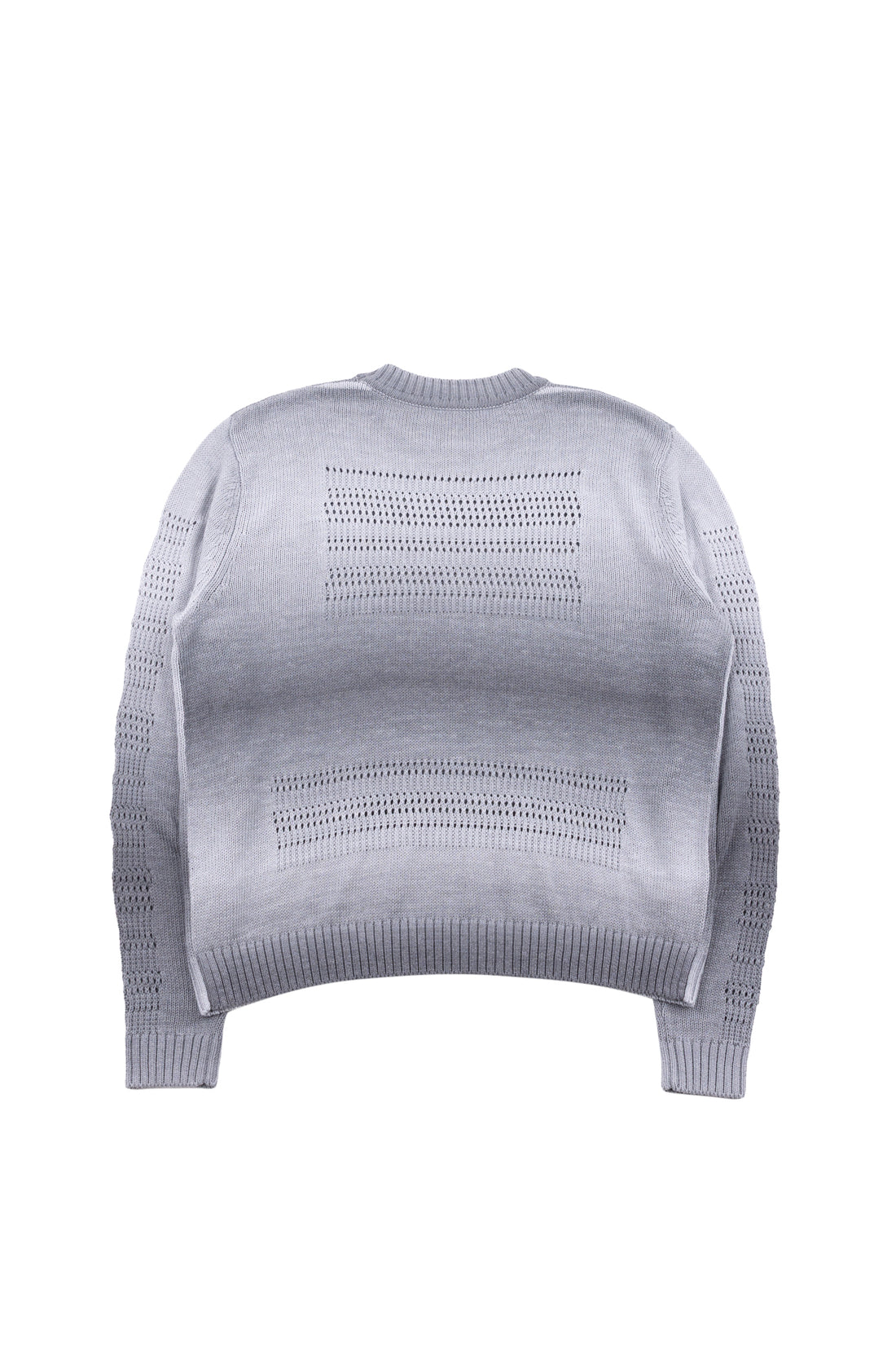 Coil Knit Jumper - Charcoal Fade