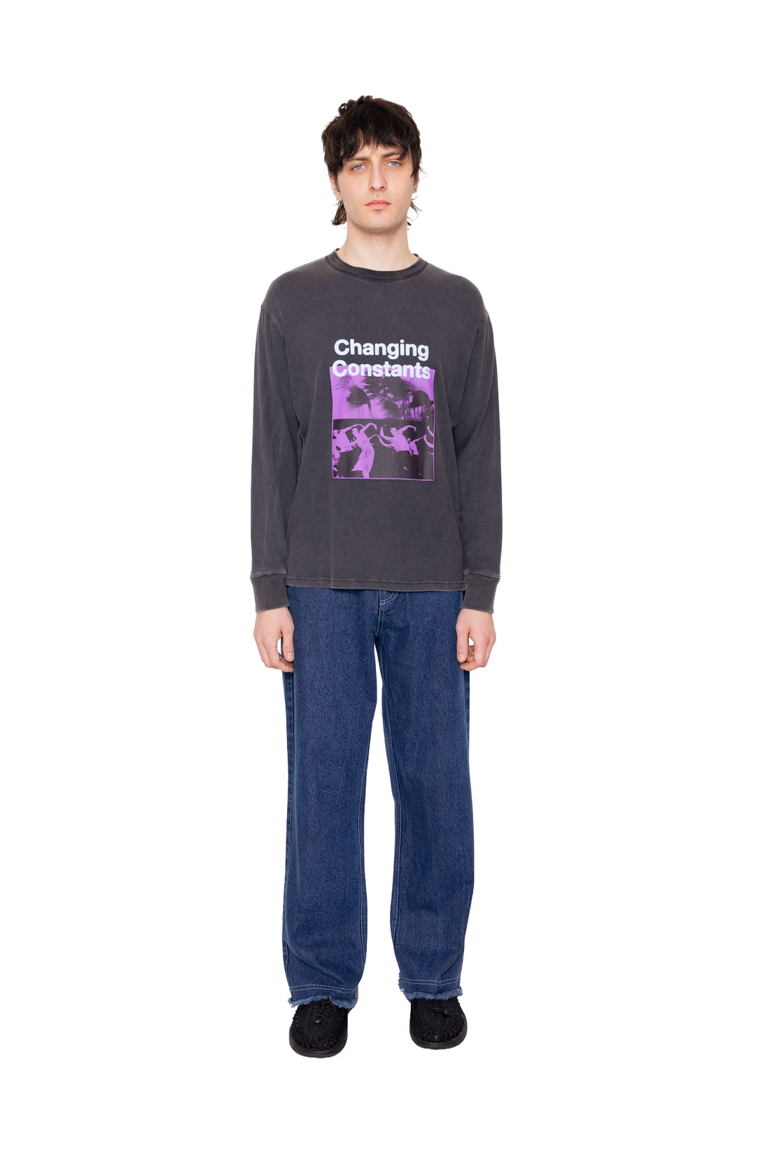 Changing Constants Long Sleeve T-Shirt - Strong Vintage Black