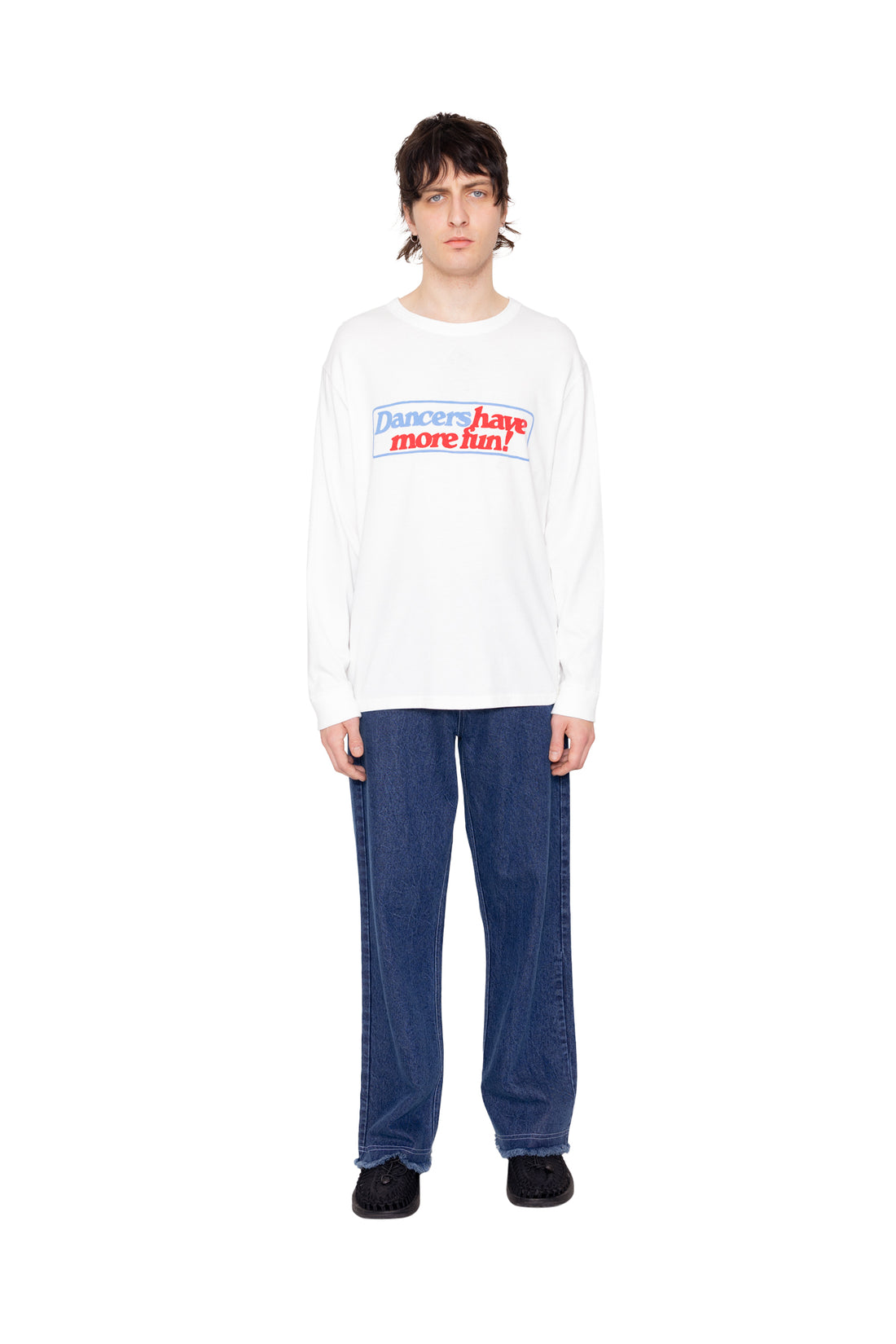 Dancers Have More Fun Long Sleeve T-Shirt - Off White