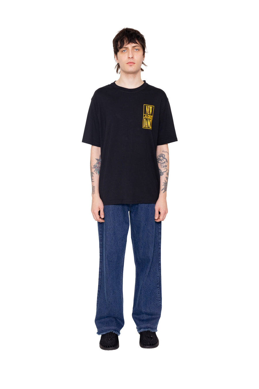 New Age Dance T-Shirt - Black & Yellow