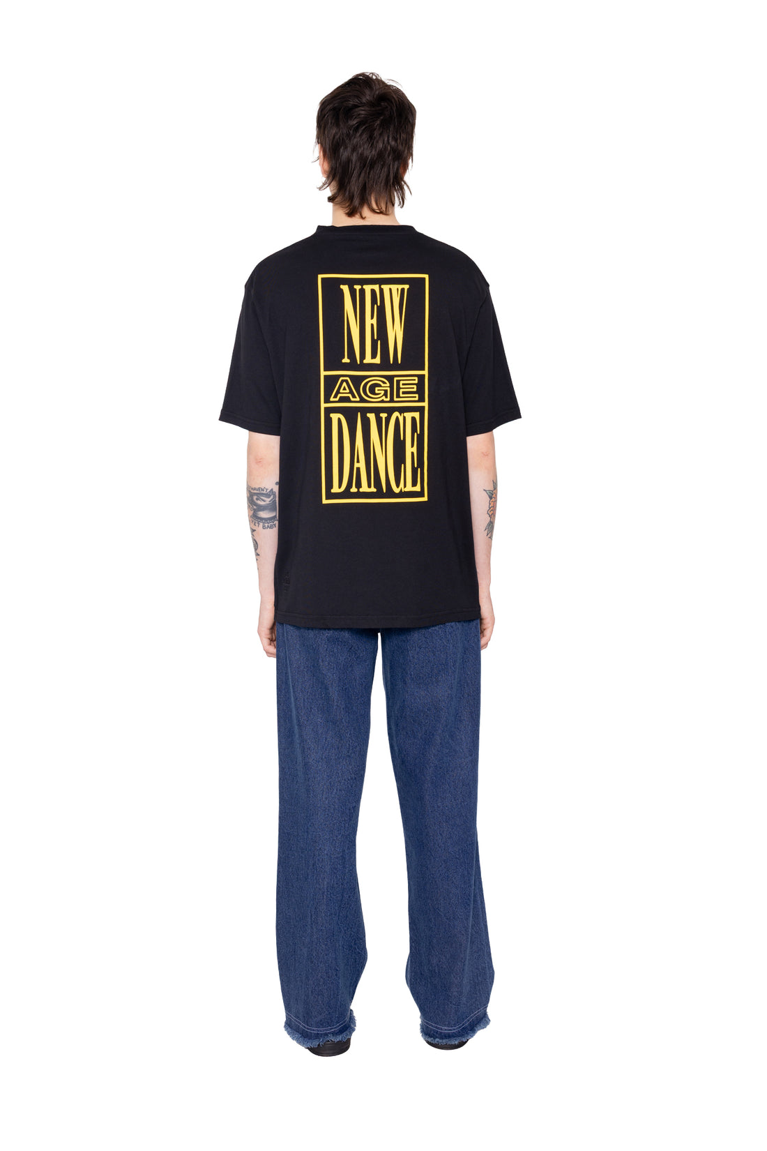 New Age Dance T-Shirt - Black & Yellow