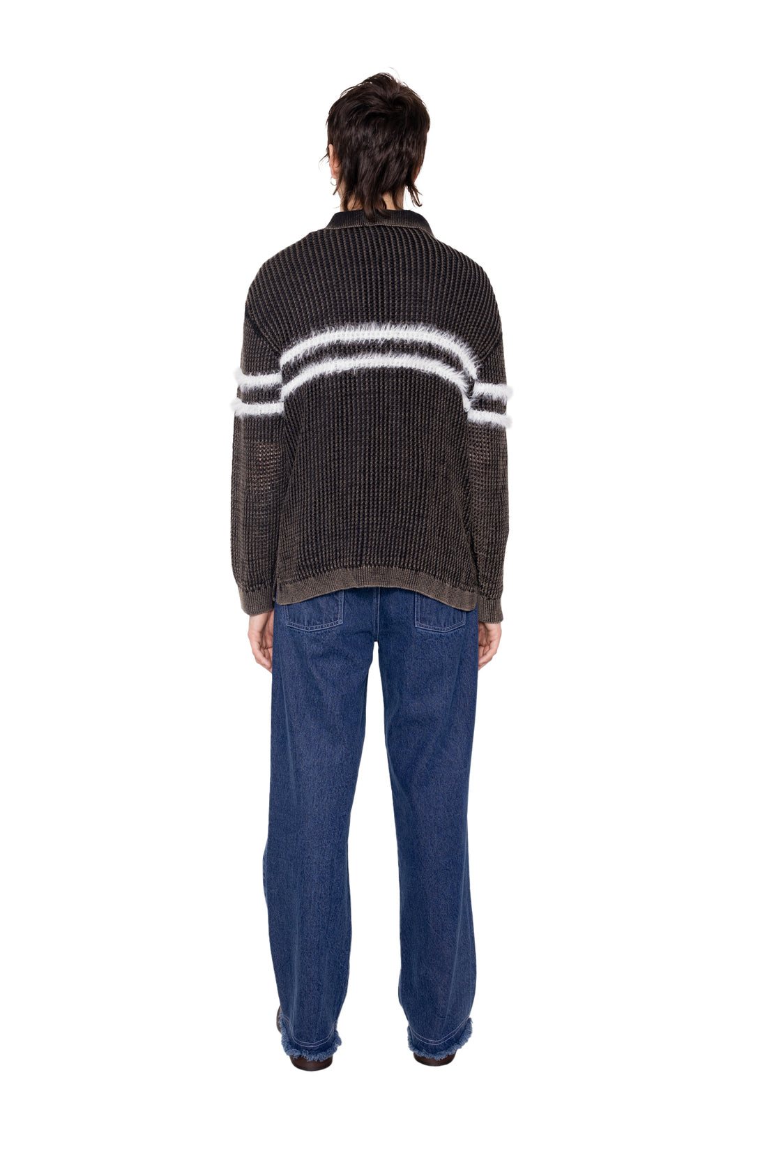 Spectrum Mesh Jumper - Vintage Black