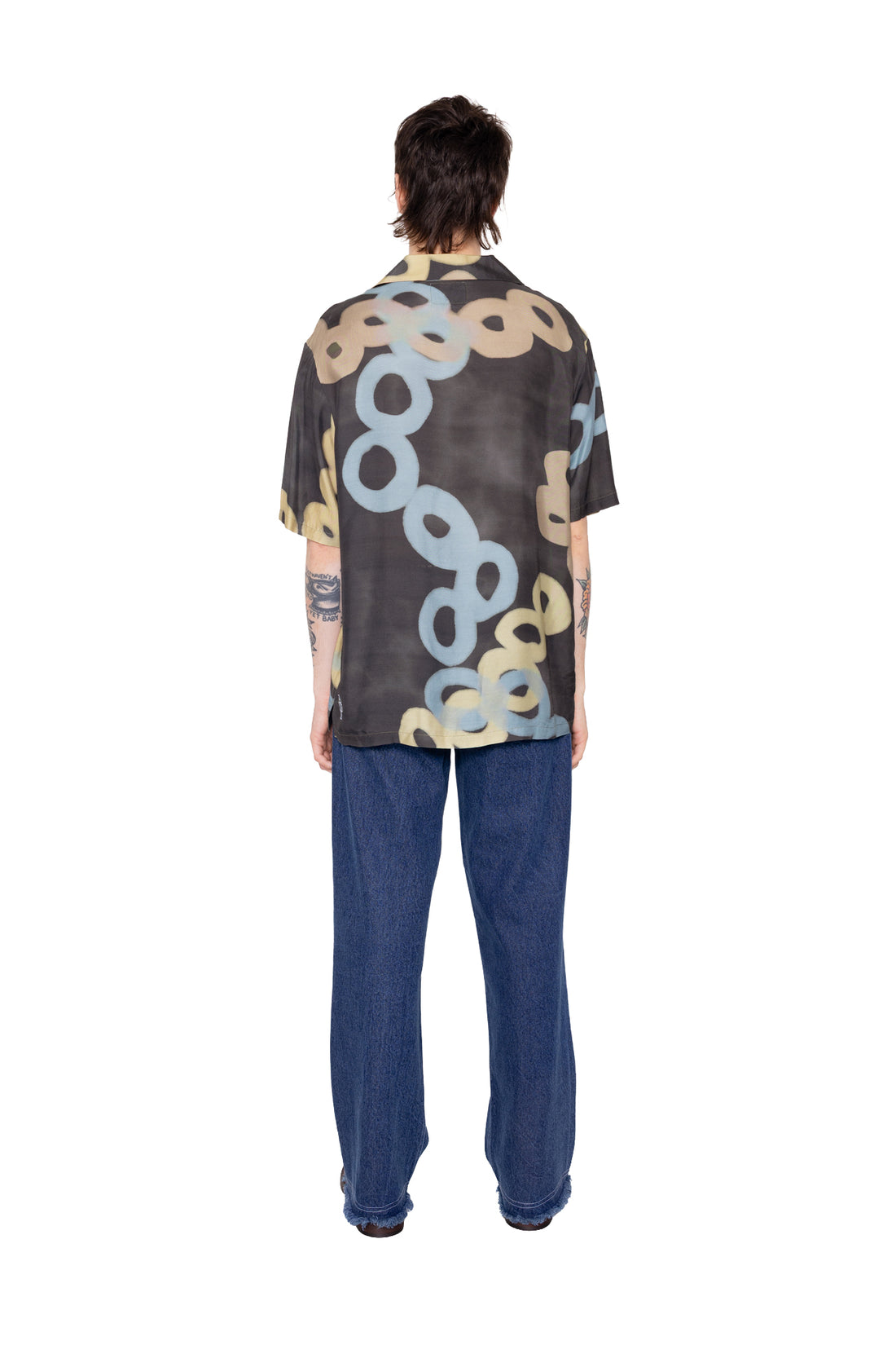 Short Sleeve Wave Shirt - Marcus James Abstract Circles