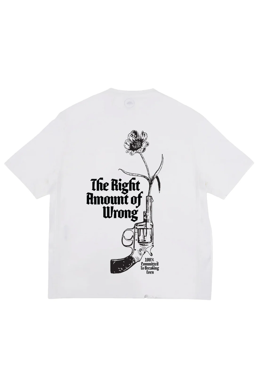 THE GUN T-SHIRT -  OFF WHITE