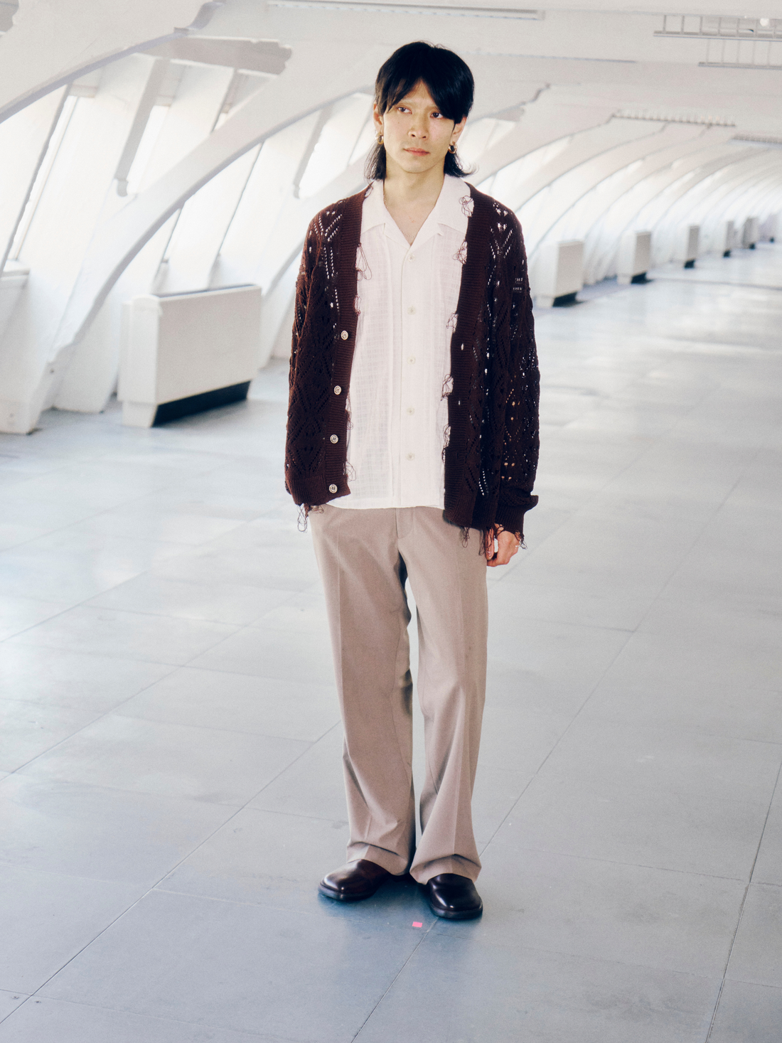 Trash Cardigan - Dark Brown