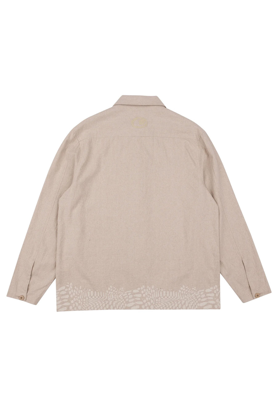 Warp Dot Overshirt - Linen Canvas