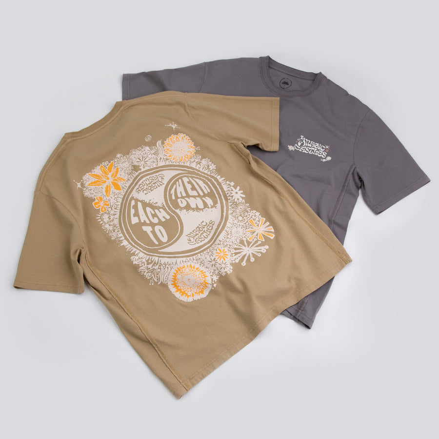 Each To Short Sleeve T-Shirt - Toffee