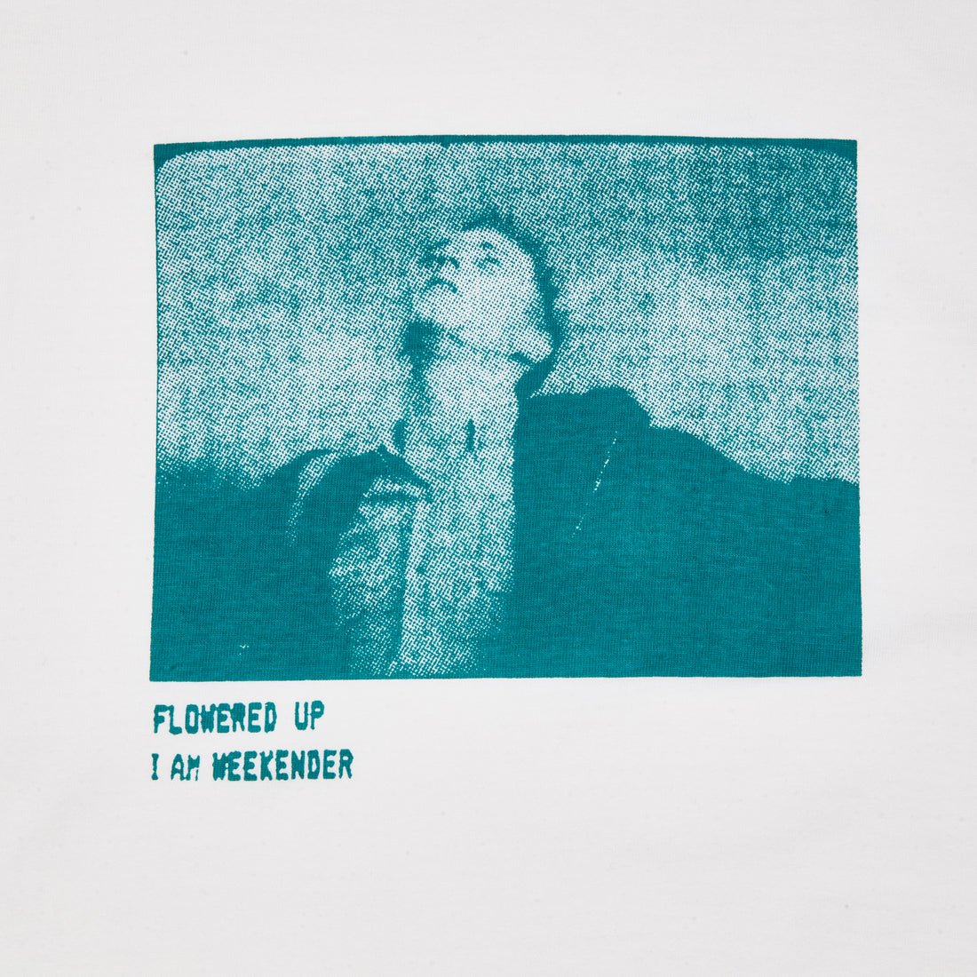 I AM WEEKENDER SS T-SHIRT - GREEN PRINT