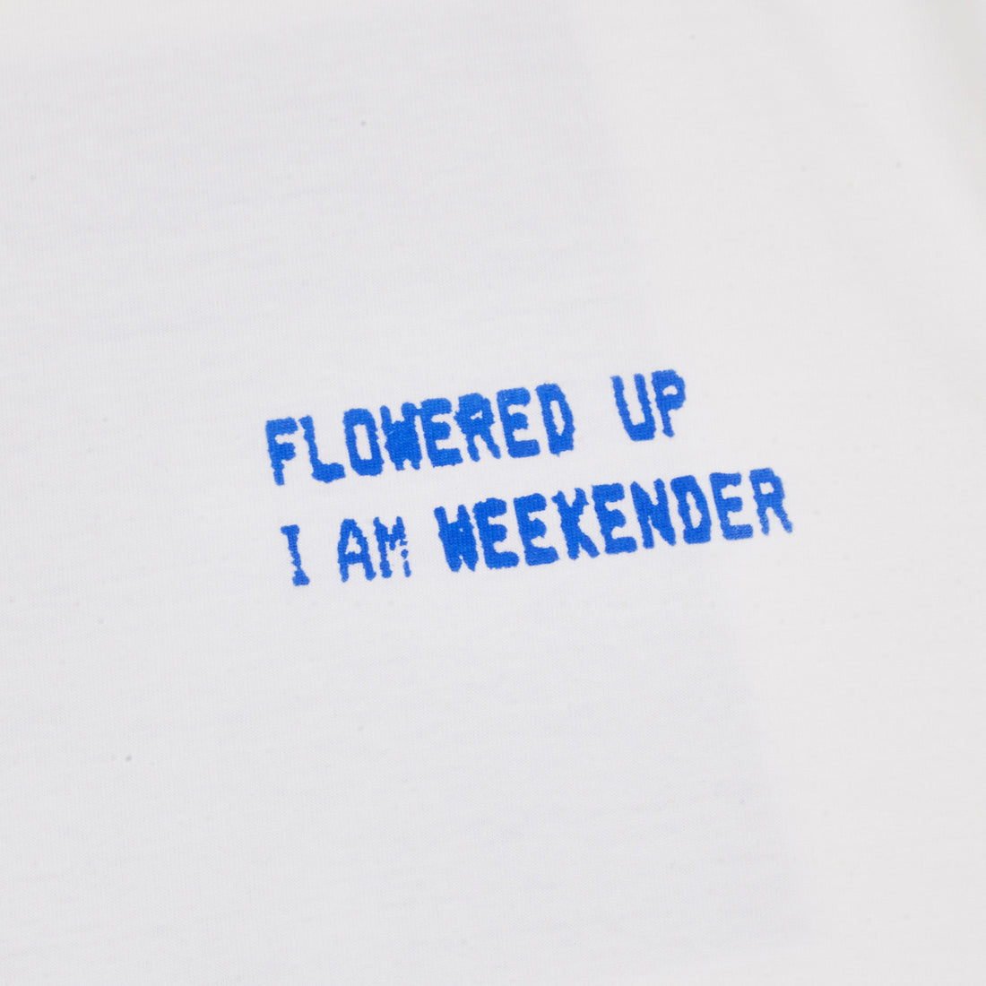 I AM WEEKENDER SS T-SHIRT - BLUE PRINT