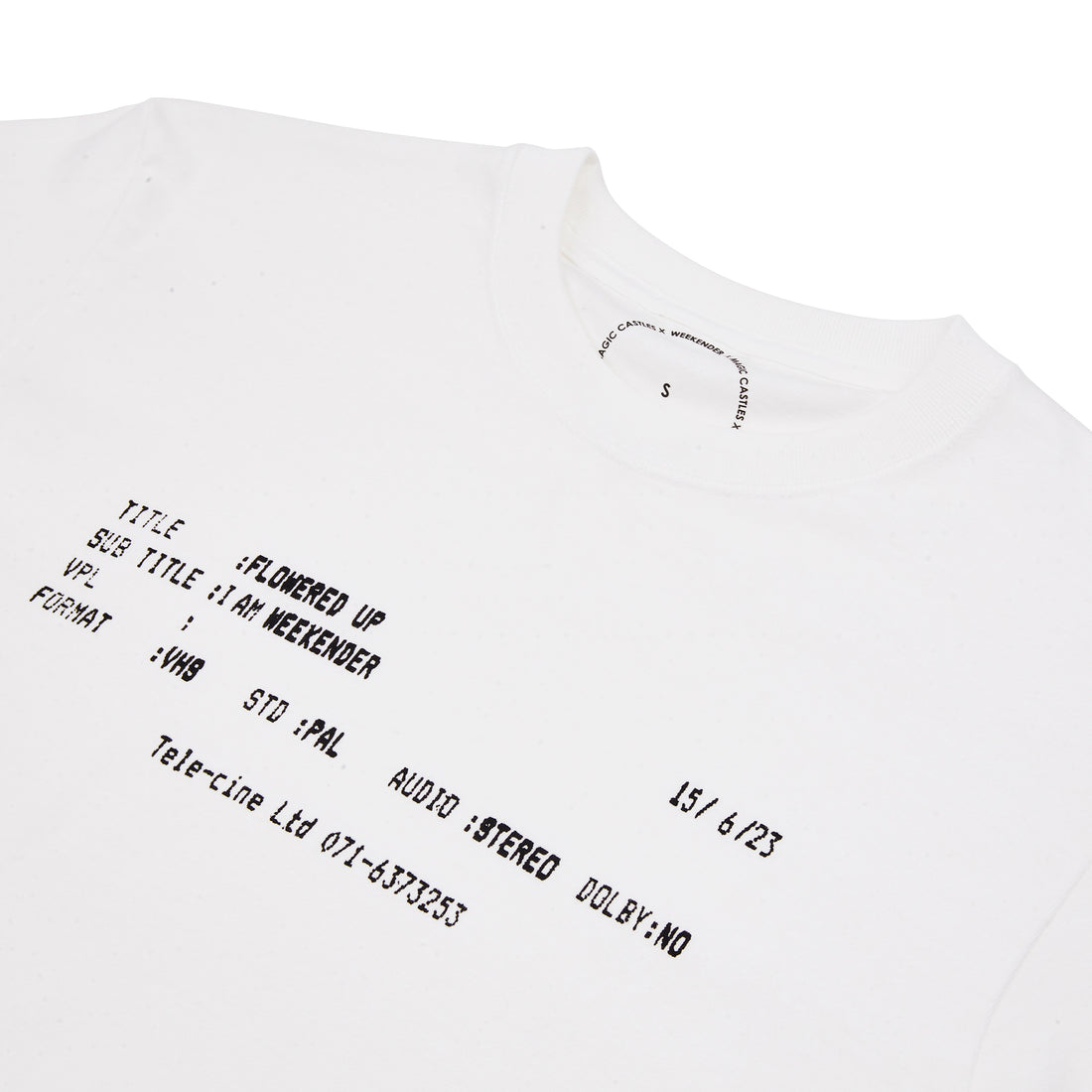 I AM WEEKENDER SS T-SHIRT - BLACK PRINT