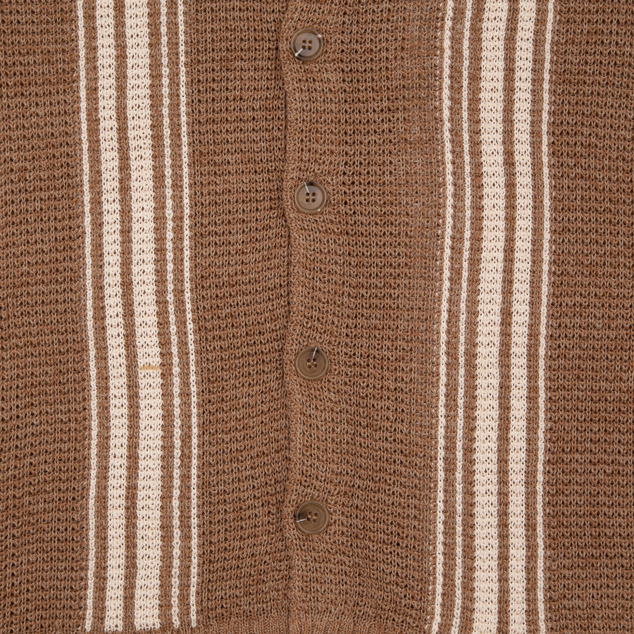 Mesh Cardigan - Caramel