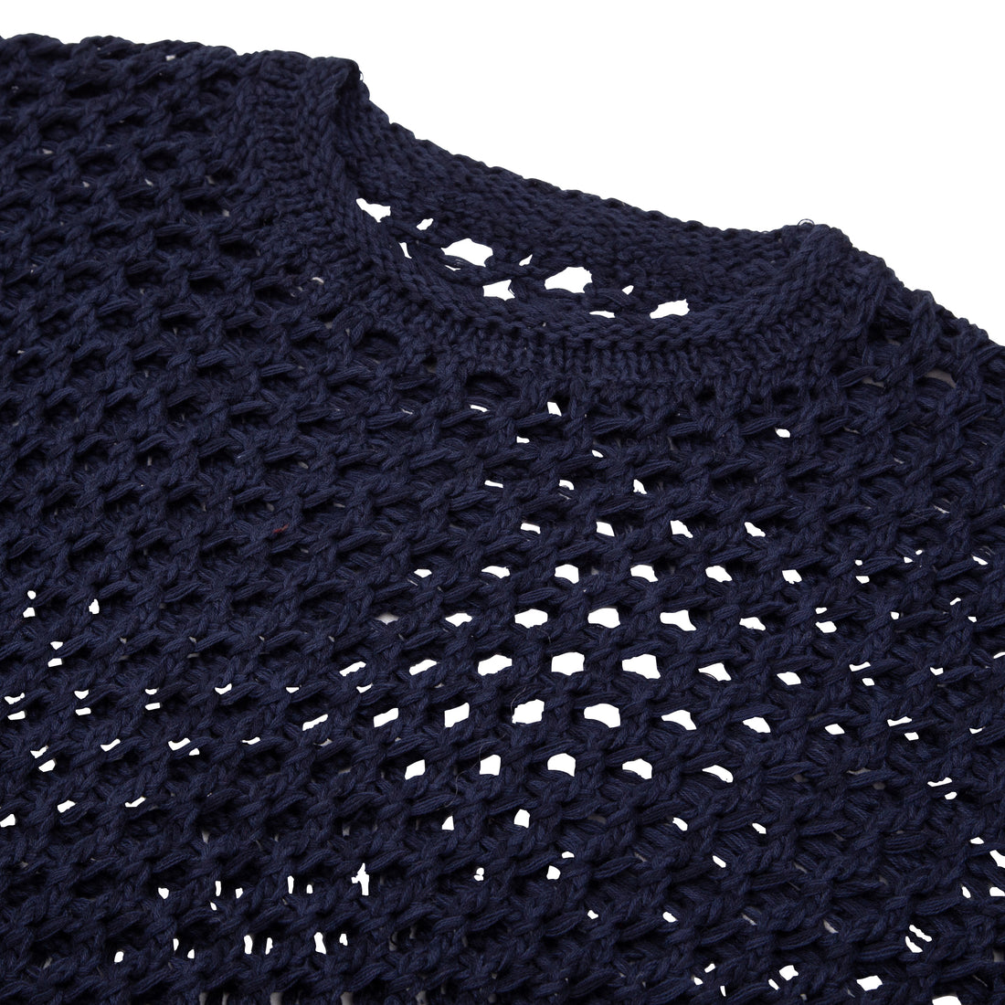 Net Knit Crew - Navy