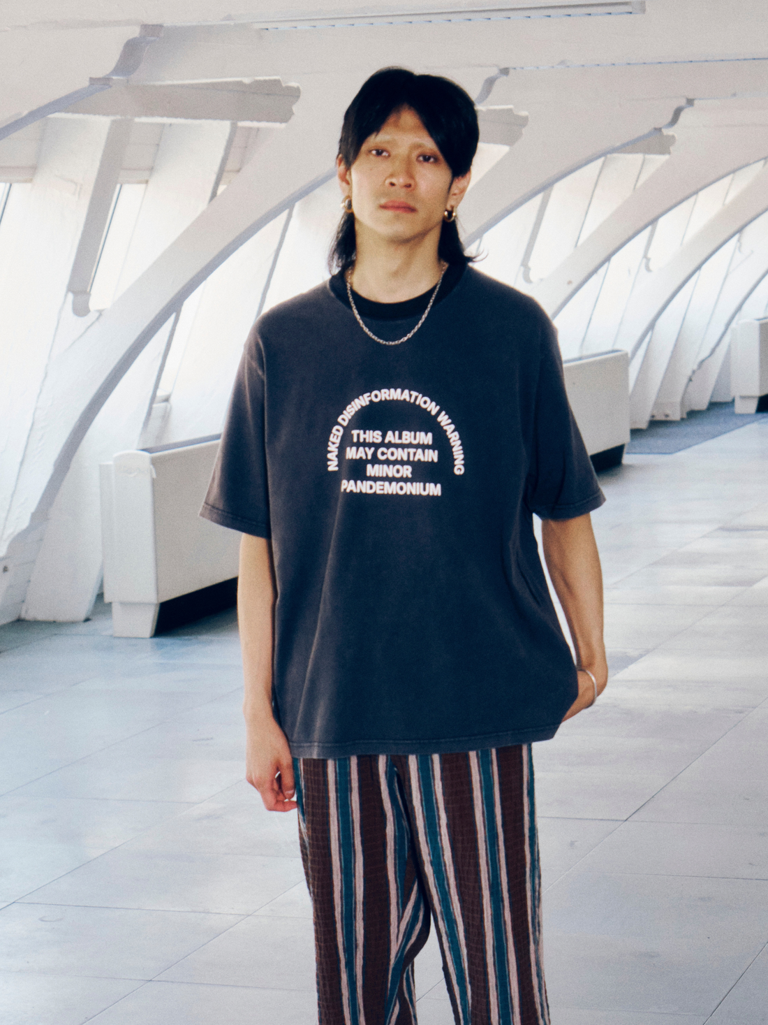 Naked Disinformation Short Sleeve T-Shirt - Vintage Black