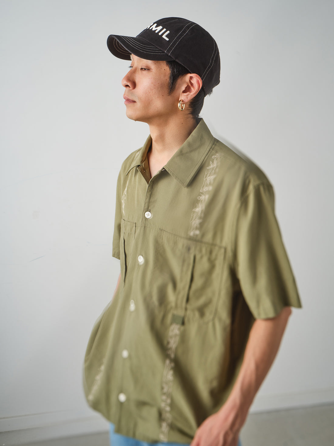 SS Newell Shirt - Khaki