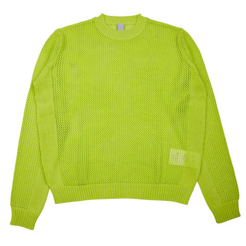 Mesh Crew Knit - Citrus