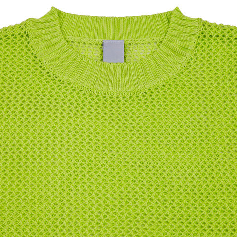 Mesh Crew Knit - Citrus