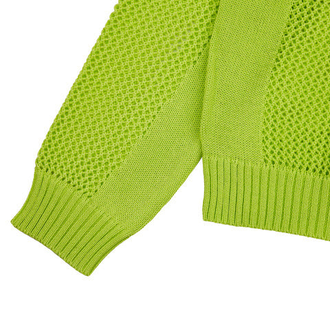 Mesh Crew Knit - Citrus