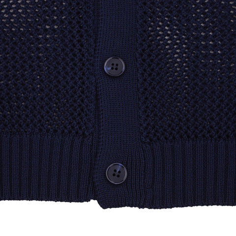 Mesh Cardigan - Blue