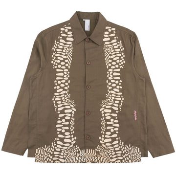 Warp Dot Overshirt - Fossil
