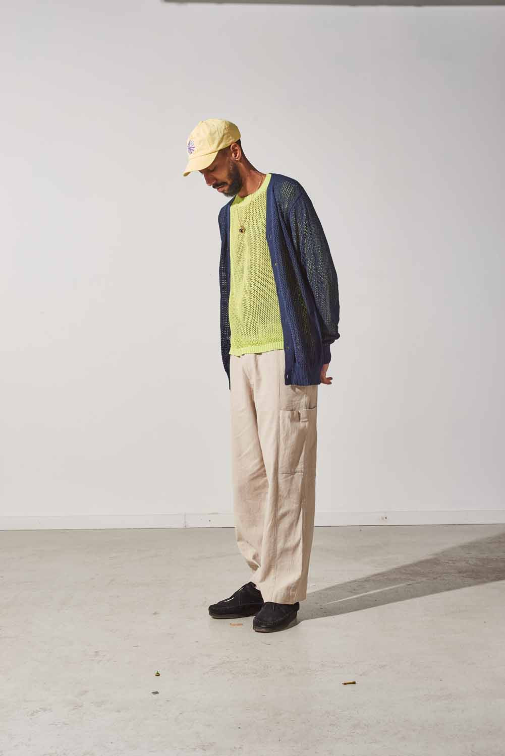 Mesh Crew Knit - Citrus