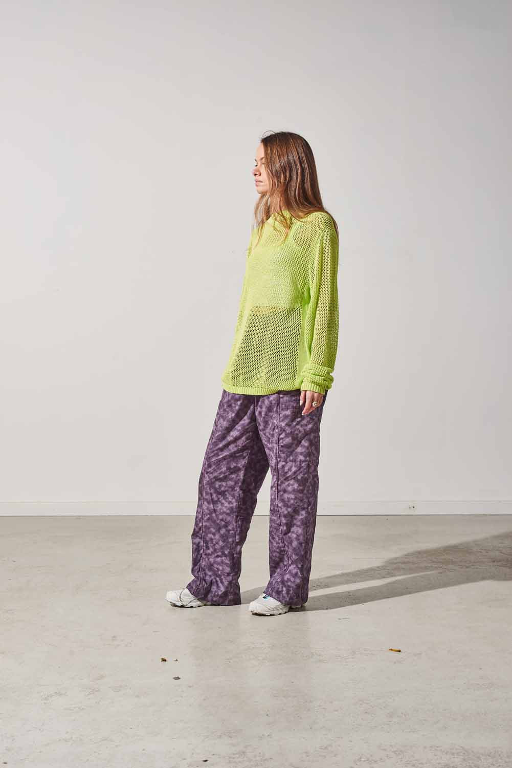 Mesh Crew Knit - Citrus