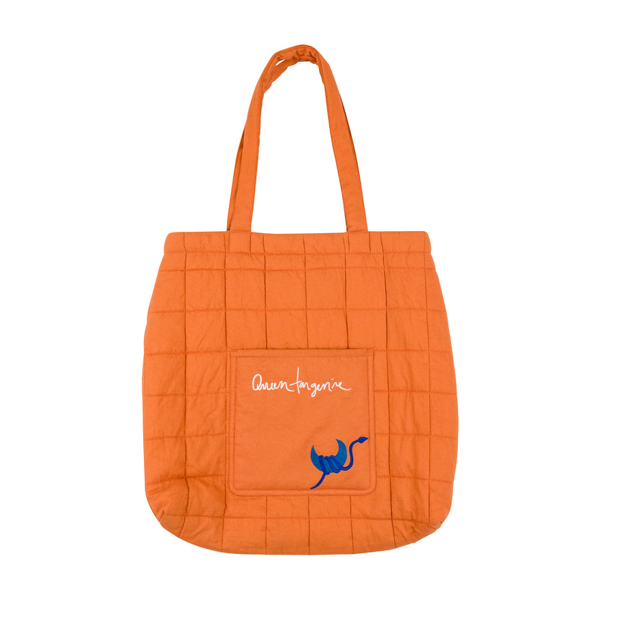 Queen Tangerine Record Tote - Tangerine